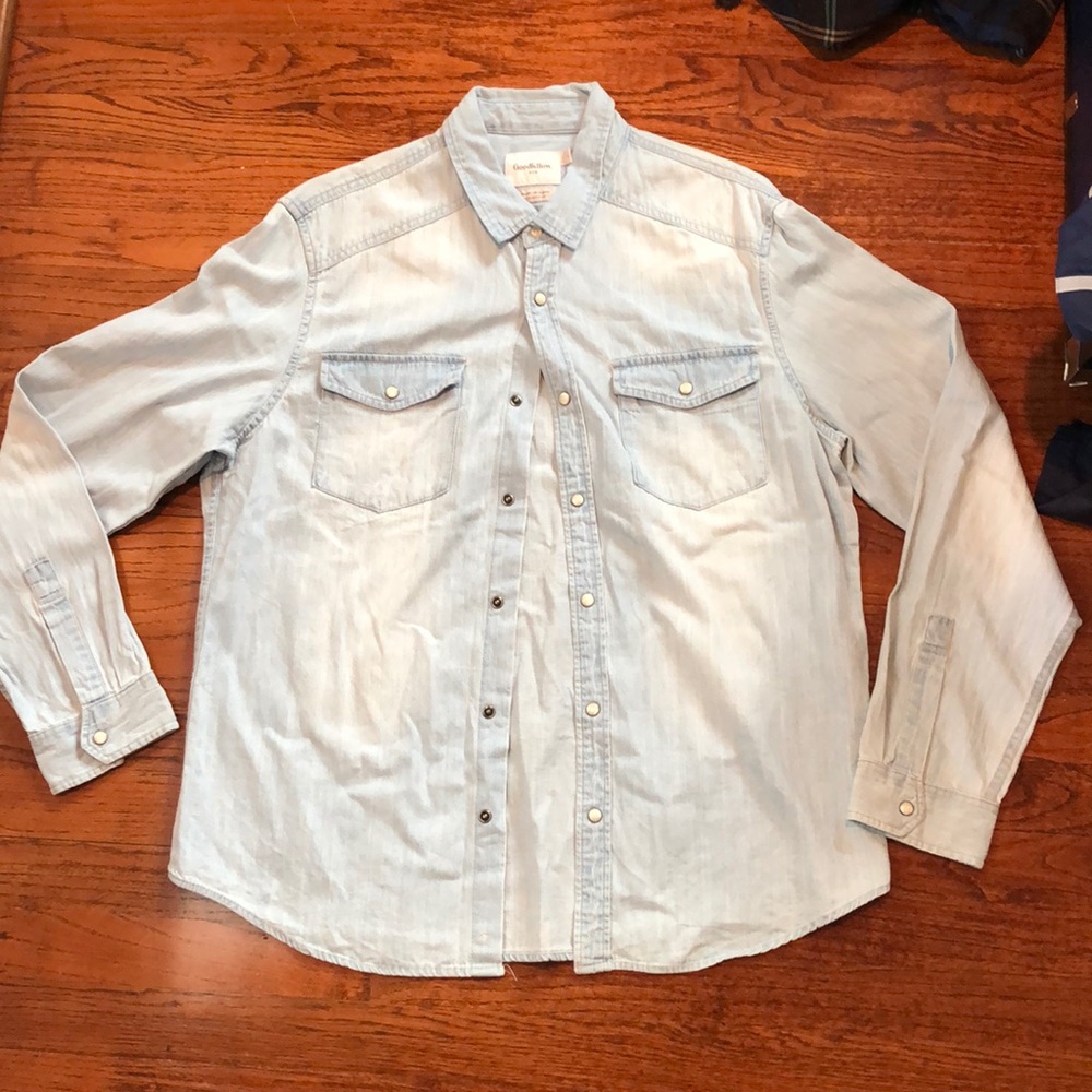 Denim men’s long sleeve